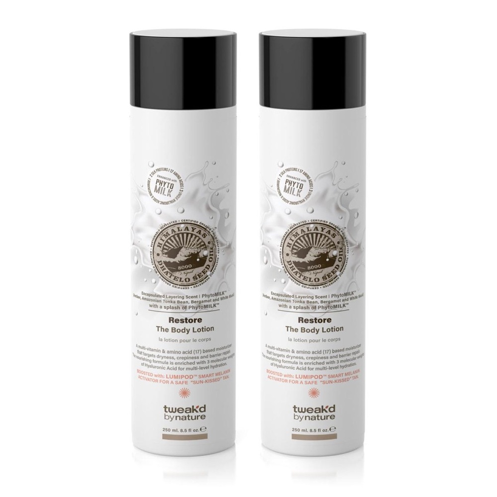 Tweak'd by Nature 2-pack 8 fl. oz. PhytoMilk Restore The Body Lotion